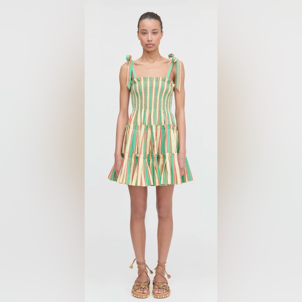 Hill House The Ribbon Charlotte Nap Dress - Rockhouse Stripe - NWT XS